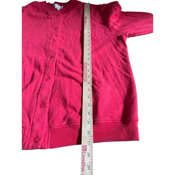 Drapers & Damons Shirt Womens XL 1X Long Sleeve Button Up Retro Pockets Red READ - Picture 4 of 8
